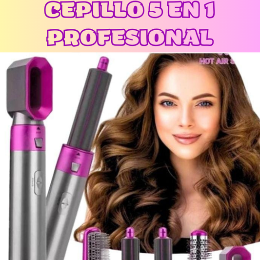 CEPILLO 5 EN 1 MULTIFUNCIONAL - PROFESIONAL